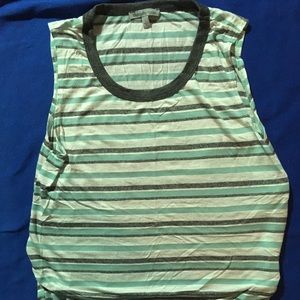 Blue striped tank